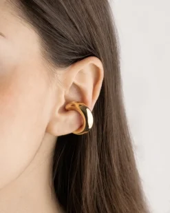 EAR CUFF BOLD FILO 7 MM PLACCATO ORO