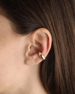 EAR CUFF BOMBATO PLACCATO ORO