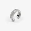 EAR CUFF BRIGHT WRAP IN ARGENTO CON BRILLANTI