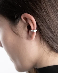 EAR CUFF CUORE IN ARGENTO SMOOTH HEART