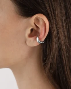 EAR CUFF FILO QUADRATO IN ARGENTO