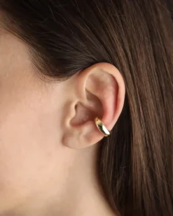 EAR CUFF FILO QUADRATO PLACCATO ORO