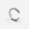 EAR CUFF IN ARGENTO CON BRILLANTI