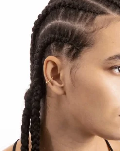 EAR CUFF ORECCHINO SENZA BUCO PALLINE UN GIRO PLACCATO ORO