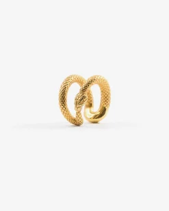 EAR CUFF SERPENTINE PLACCATO ORO