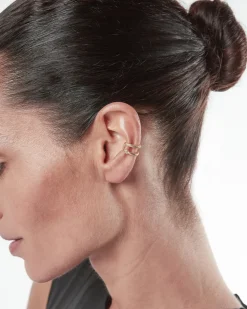 EAR CUFF SERPENTINE PLACCATO ORO