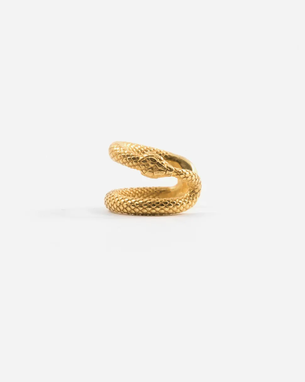 EAR CUFF SERPENTINE PLACCATO ORO
