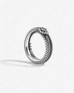 FEDE SERPENTE IN ARGENTO