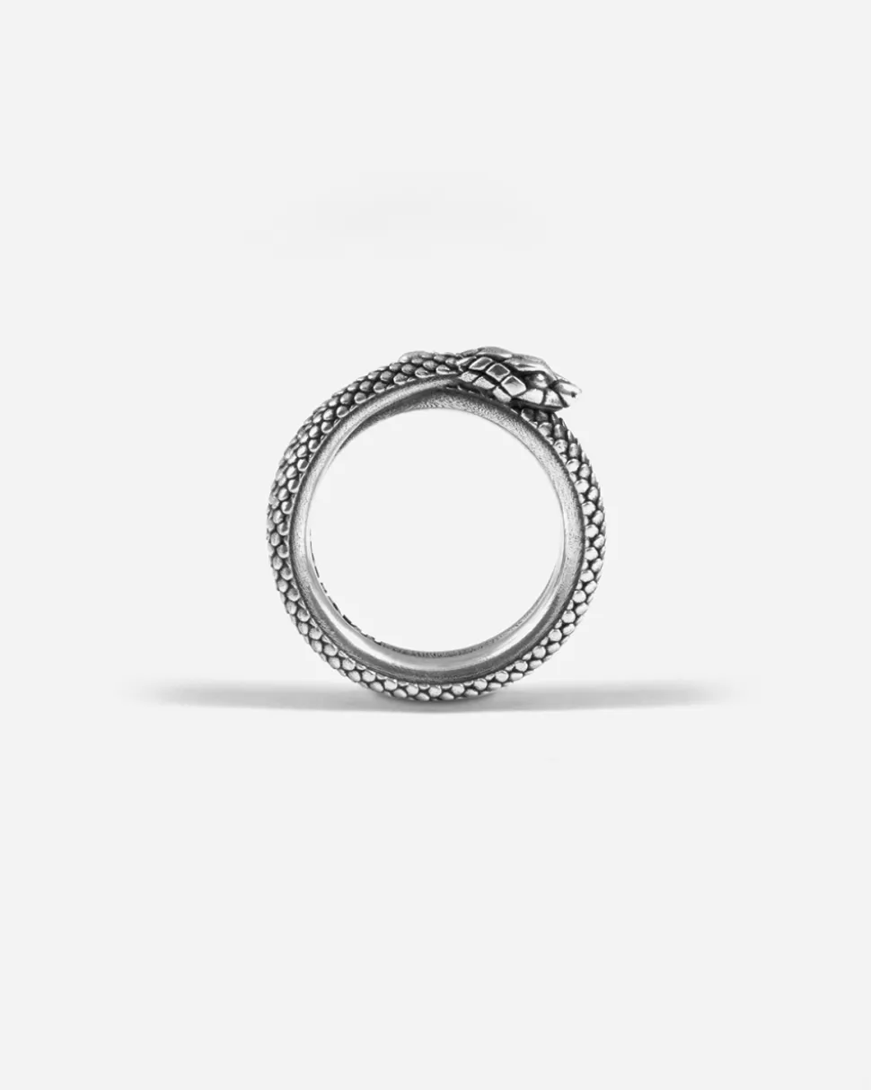 FEDE SERPENTE IN ARGENTO