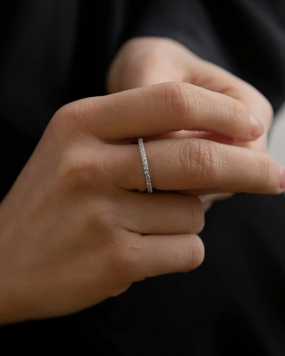 FEDINA ETERNITY IN ARGENTO CON BRILLANTI