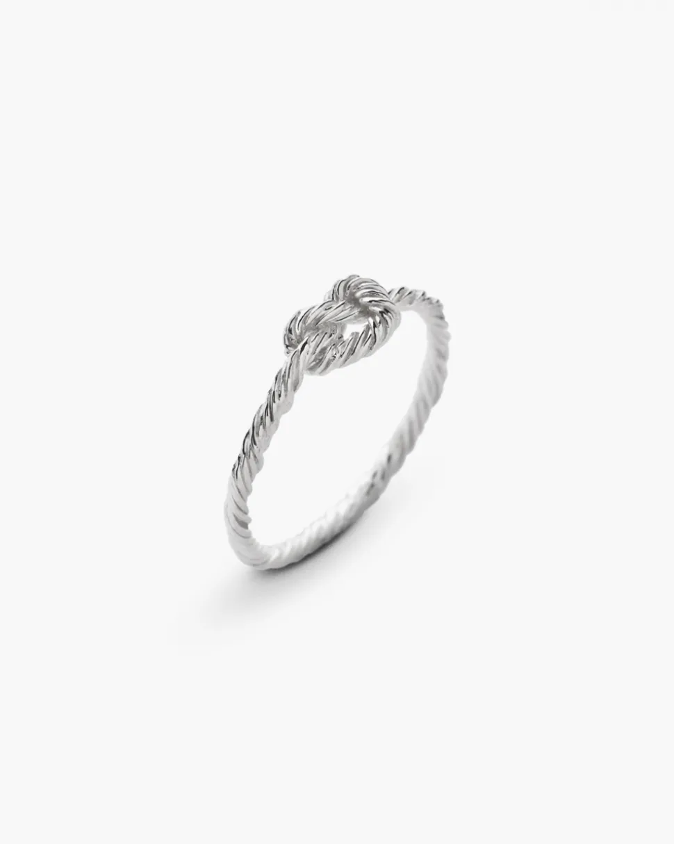 FEDINA IN ARGENTO NODO CORDA