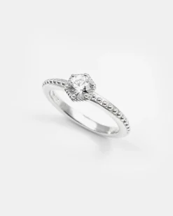 FEDINA SOLITARIO SHINING DOCK IN ARGENTO CON BRILLANTE