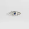 FEDINA TALISMANO OCCHIO IN ARGENTO CON PIETRA BLU