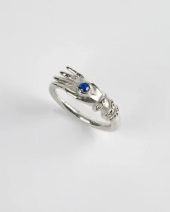 FEDINA TALISMANO OCCHIO IN ARGENTO CON PIETRA BLU