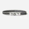 IM INTER X NOVE25 BRACCIALE TENNIS IN ARGENTO CON BRILLANTI NERAZZURRI