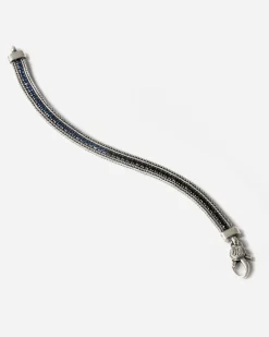 IM INTER X NOVE25 BRACCIALE TENNIS IN ARGENTO CON BRILLANTI NERAZZURRI