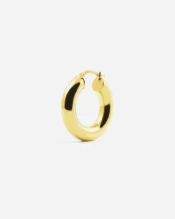ORECCHINO A CERCHIO BOLD LOOP PLACCATO ORO