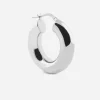 ORECCHINO A CERCHIO FILO TONDO 7 MM IN ARGENTO