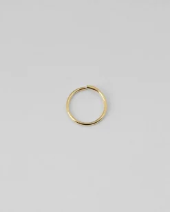 ORECCHINO A CERCHIO MINI FILO 012 D12 PLACCATO ORO