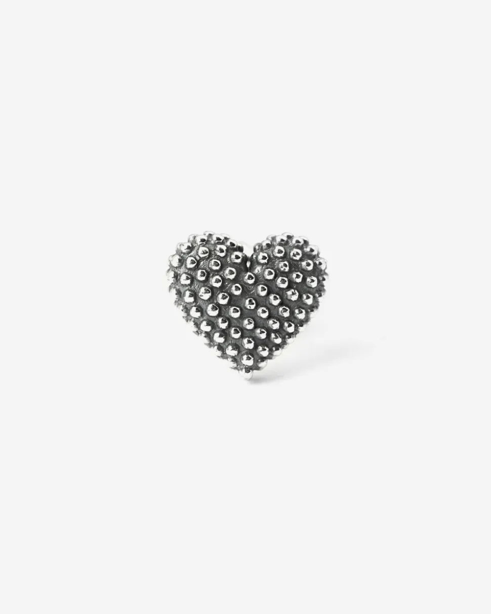 ORECCHINO A LOBO CUORE PUNTINATO
