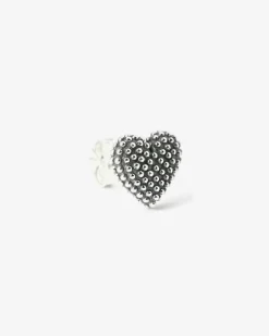 ORECCHINO A LOBO CUORE PUNTINATO