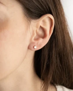 ORECCHINO A LOBO PIERCING GOLDEN SPOT PLACCATO ORO CON BRILLANTE