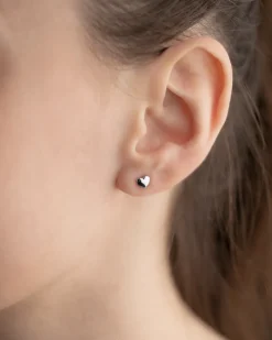 ORECCHINO A LOBO PIERCING CUORE
