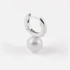 ORECCHINO BIG PEARL OYSTER IN ARGENTO CON PERLA