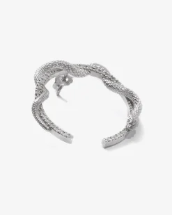 ORECCHINO CON DIAMANTI SHINY SURROUNDING SNAKE