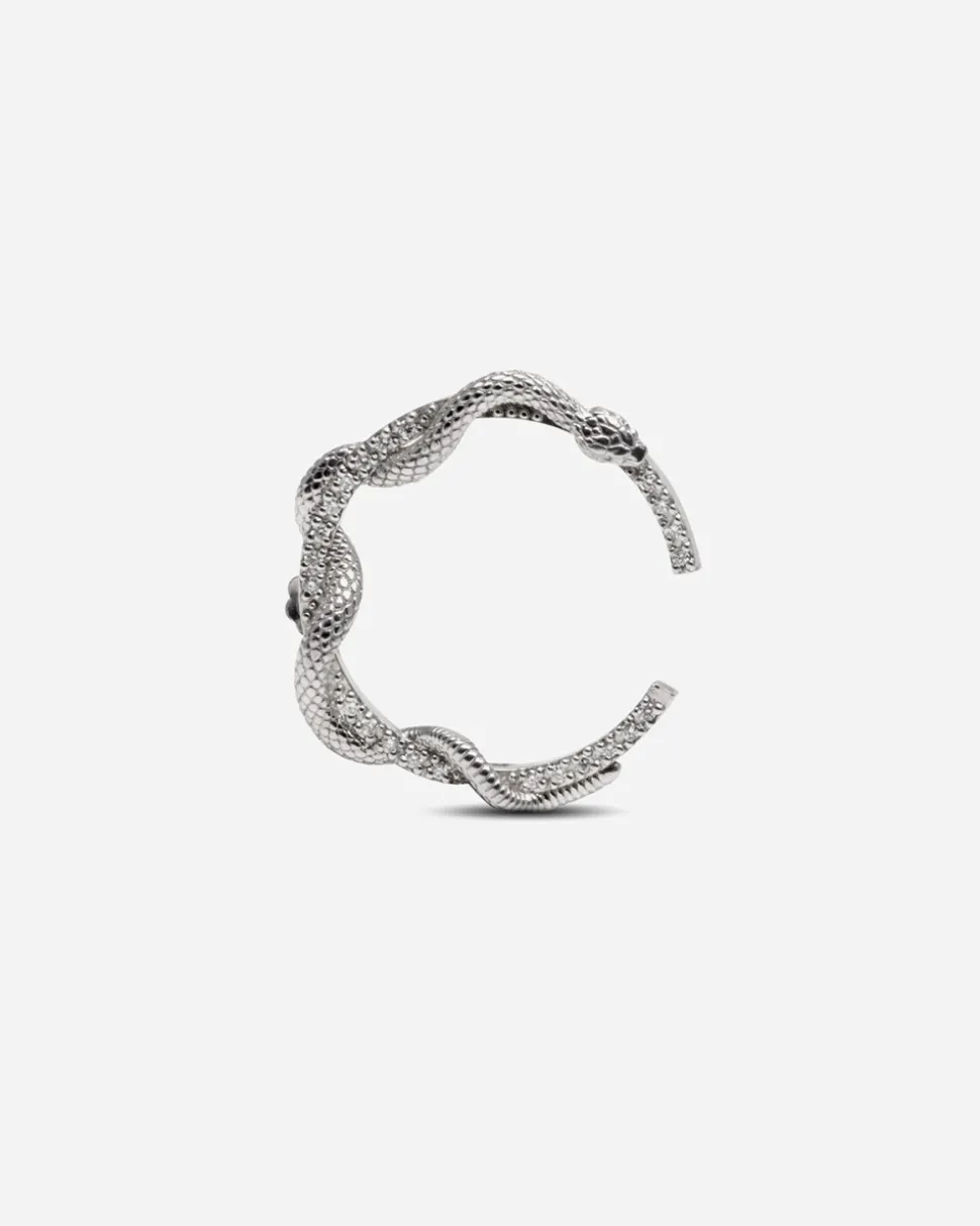ORECCHINO CON DIAMANTI SHINY SURROUNDING SNAKE