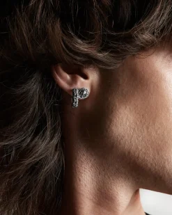 ORECCHINO CON TESCHIO SKULL BUD IN ARGENTO