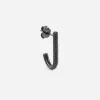 ORECCHINO FANCY BLACK HOOK CON BRILLANTI NERI