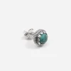 ORECCHINO LOBO ETNOBUD IN ARGENTO CON PIETRA TURCHESE