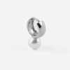 ORECCHINO PEARL OYSTER IN ARGENTO CON PERLA