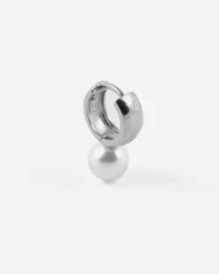 ORECCHINO PEARL OYSTER IN ARGENTO CON PERLA