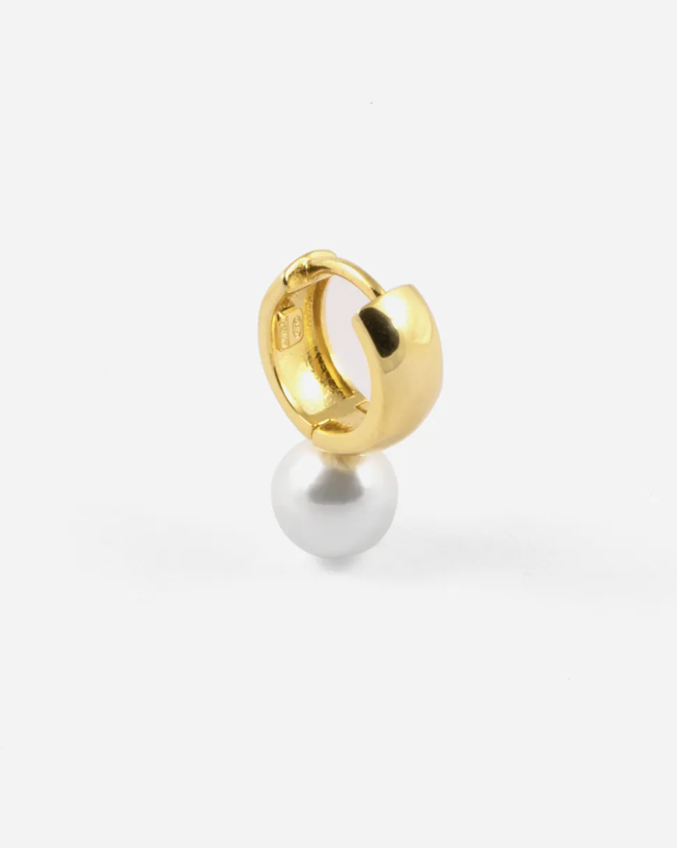 ORECCHINO PEARL OYSTER PLACCATO ORO CON PERLA