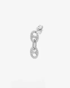 ORECCHINO PENDENTE SEA DROPS CON BRILLANTI