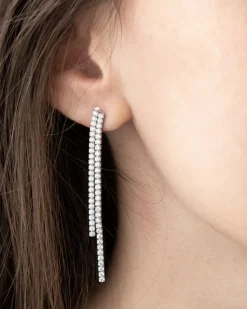 ORECCHINO PENDENTE SHINY WATERFALL CON BRILLANTI