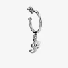 ORECCHINO PIERCING CON LETTERA INIZIALE PENDENTE