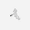 ORECCHINO PIERCING SILVER BLOOM IN ARGENTO CON PIETRE