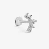 ORECCHINO PIERCING SILVER QUOTE IN ARGENTO CON BRILLANTI