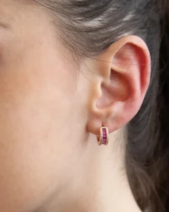 ORECCHINO PINK RIBBON PLACCATO ORO ROSA