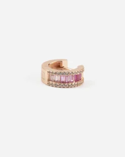 ORECCHINO PINK RIBBON PLACCATO ORO ROSA