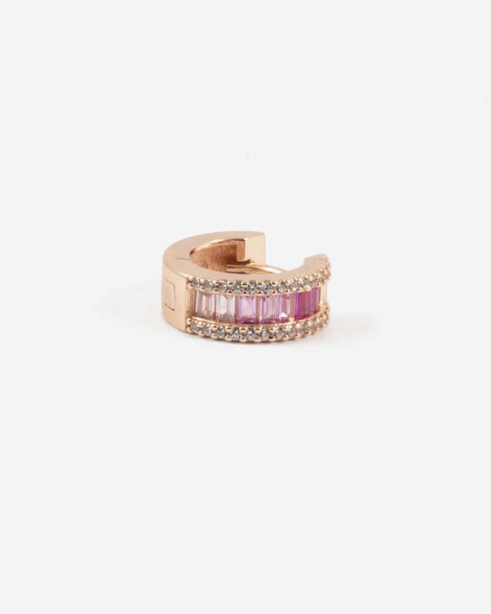 ORECCHINO PINK RIBBON PLACCATO ORO ROSA