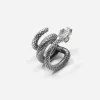 ORECCHINO SERPENTE SNAKE SPIRAL IN ARGENTO