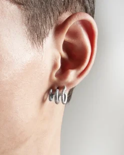 ORECCHINO SERPENTE SNAKE SPIRAL IN ARGENTO