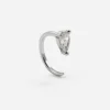 ORECCHINO UNCINO IN ARGENTO CON GOCCIA CON BRILLANTE