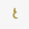 PENDENTE CHARM LUNA PUNTINATA / ORO GIALLO LUCIDO
