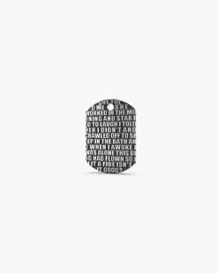 PIASTRA LYRICS MILITARE H30 PERSONALIZZABILE