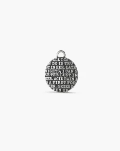 PIASTRA LYRICS TONDA 22 PERSONALIZZABILE